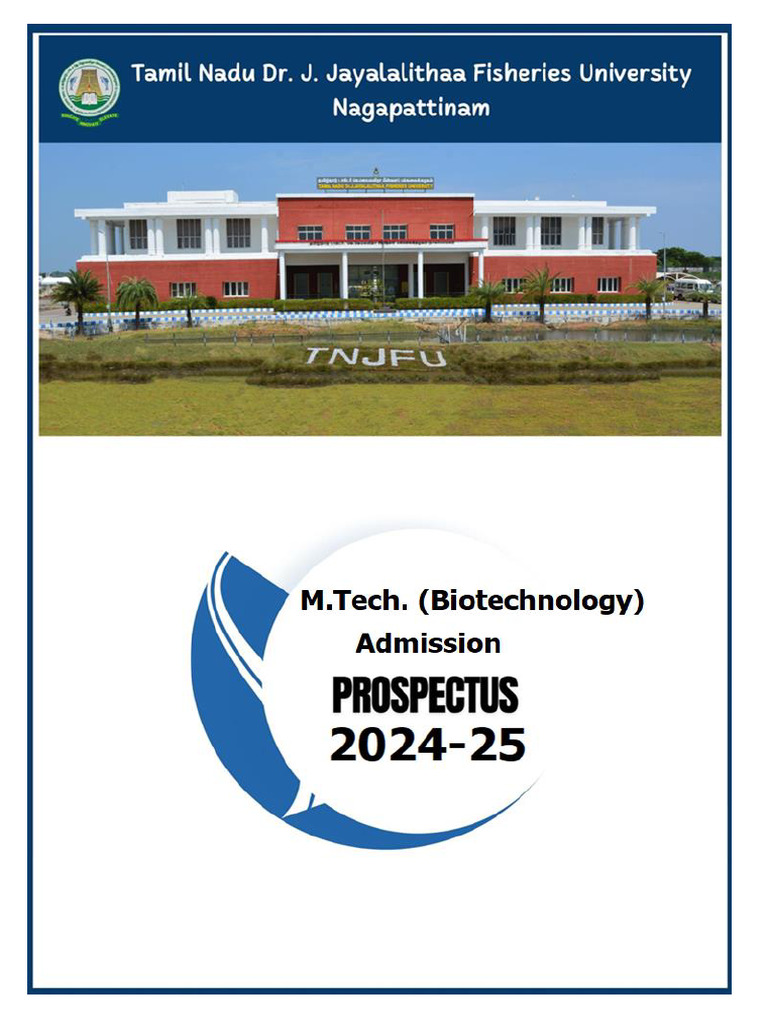 M.Tech Biotech Admission Guide | PDF | University And College Admission ...