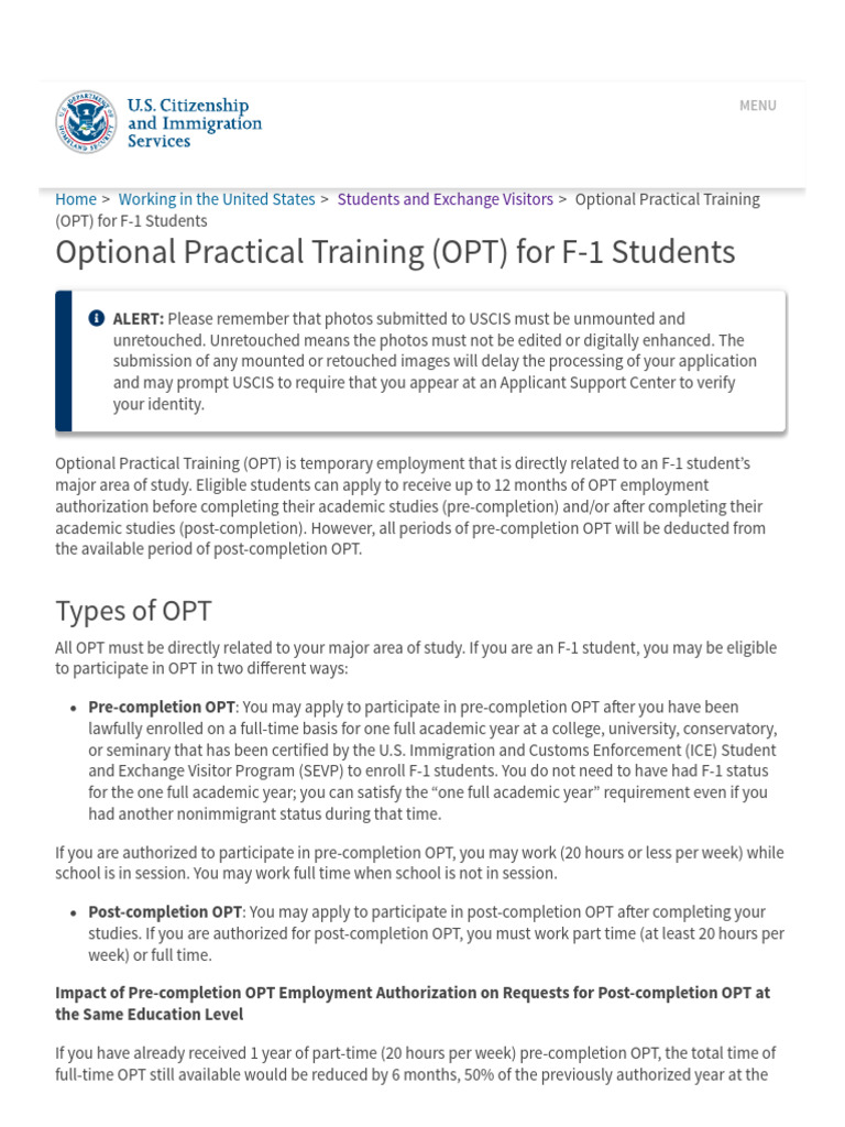 STEM OPT 180-Day Extension Overview | PDF | Immigration To The United ...
