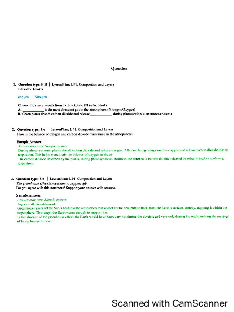 Atmosphere Notes | PDF