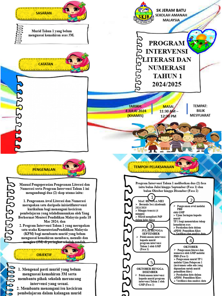 Pamplet Program Intervensi Linus | PDF