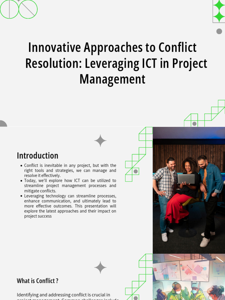 ICT Strategies for Conflict Resolution | PDF | Conflict Resolution ...