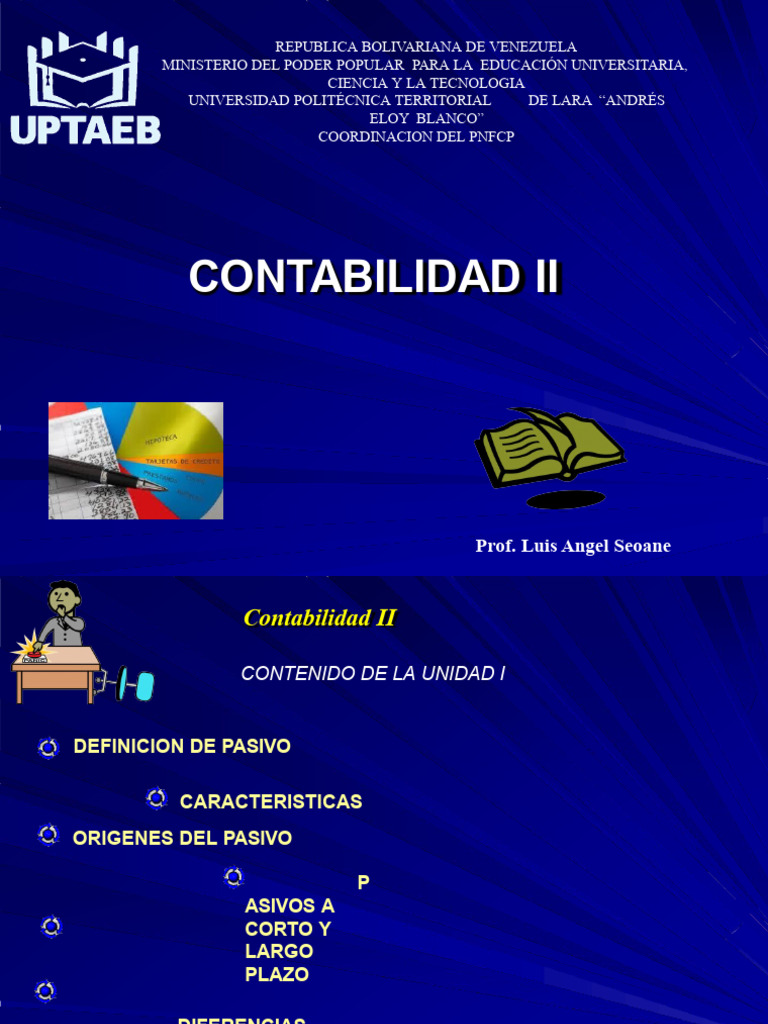 Contabilidad Ii Unid I Pdf Contabilidad Bancos