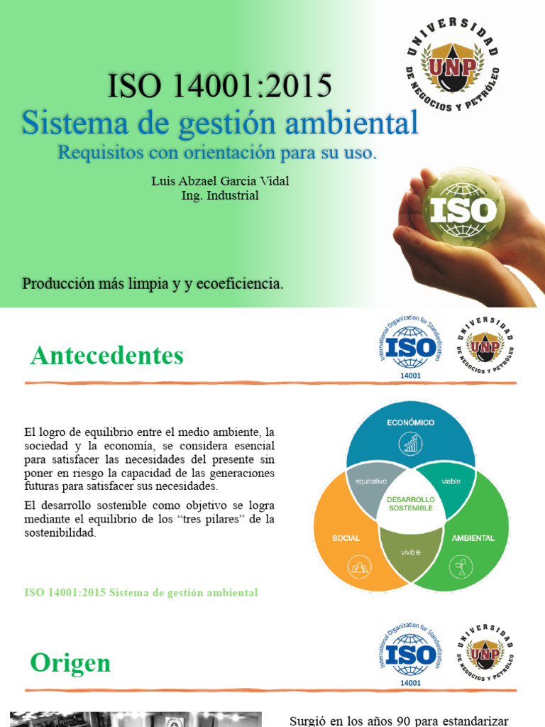 ISO 14001 | PDF | Sustentabilidad | Entorno natural