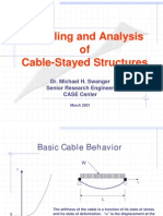 Modelling and Analysis of Cable Stayed Structures