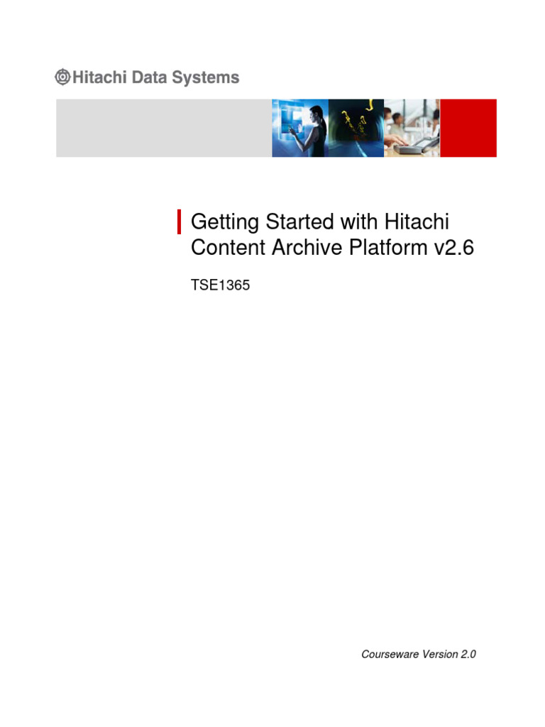 Hitachi Content Archive v2.6 Guide | PDF | Search Engine Indexing ...