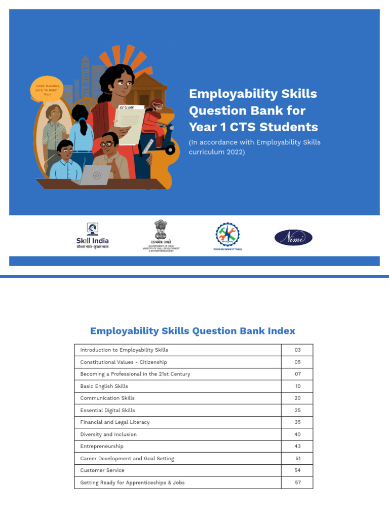 Employability Skills 2022 - 1st Year | PDF | Grammatical Number ...