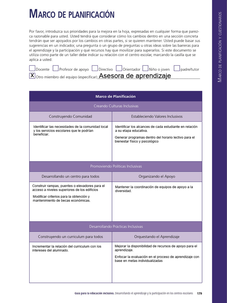 Guia para La Educacion Inclusiva 180 1 | PDF | Plan de estudios | Maestros