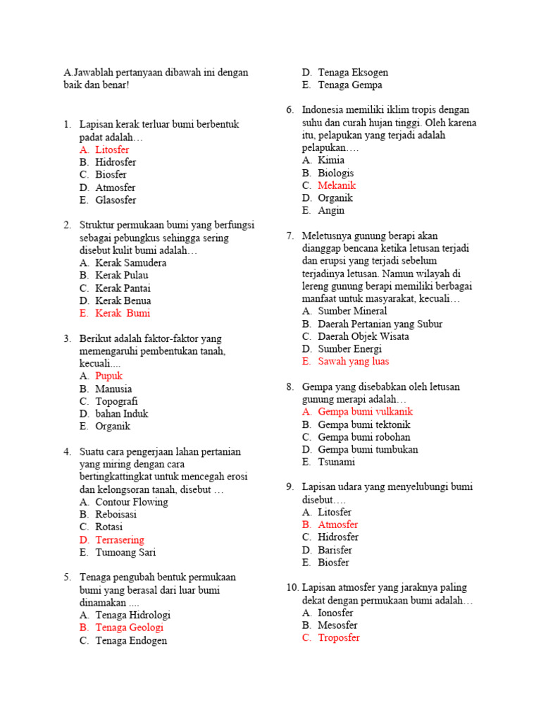 Geografi Kelas X Putra Putri 2024 065533 Pdf