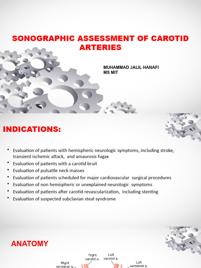 Carotid Doppler Ultrasound Protocol | PDF | Atheroma | Medical Ultrasound