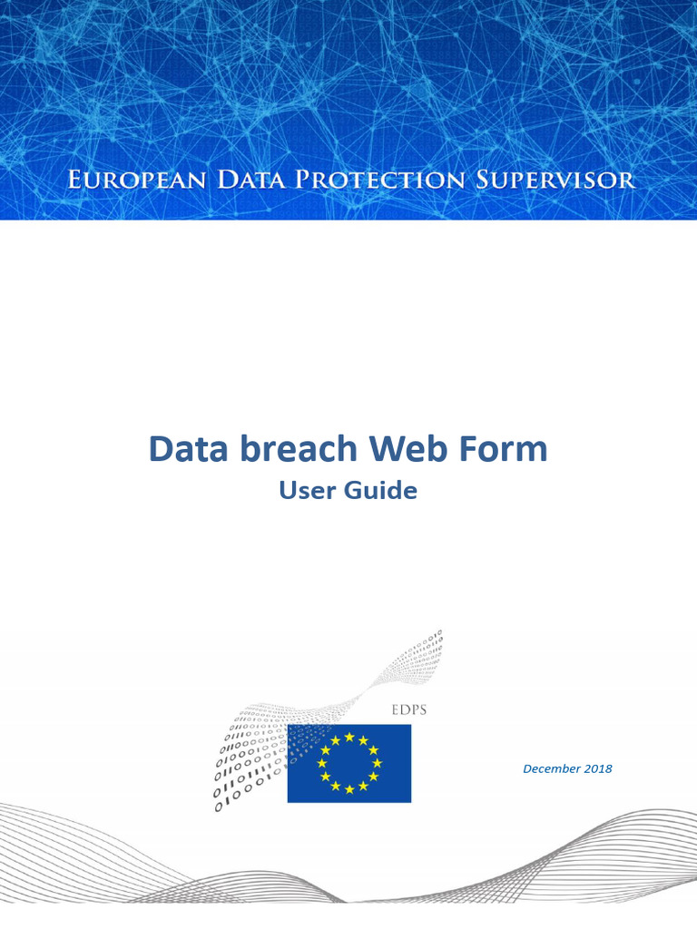 Data Breach Webform User Guide en | PDF | Security | Computer Security