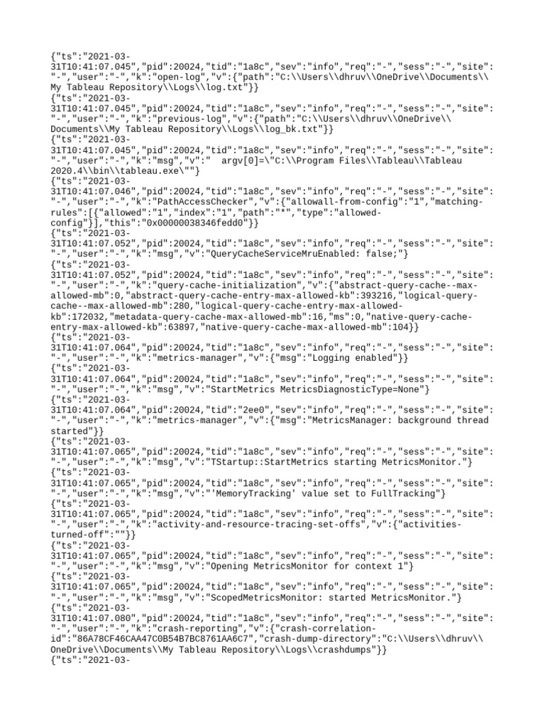 Log | PDF | Computing | Computer Science