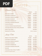 Cake City Menu and Prices | PDF | Cheesecake | Cakes