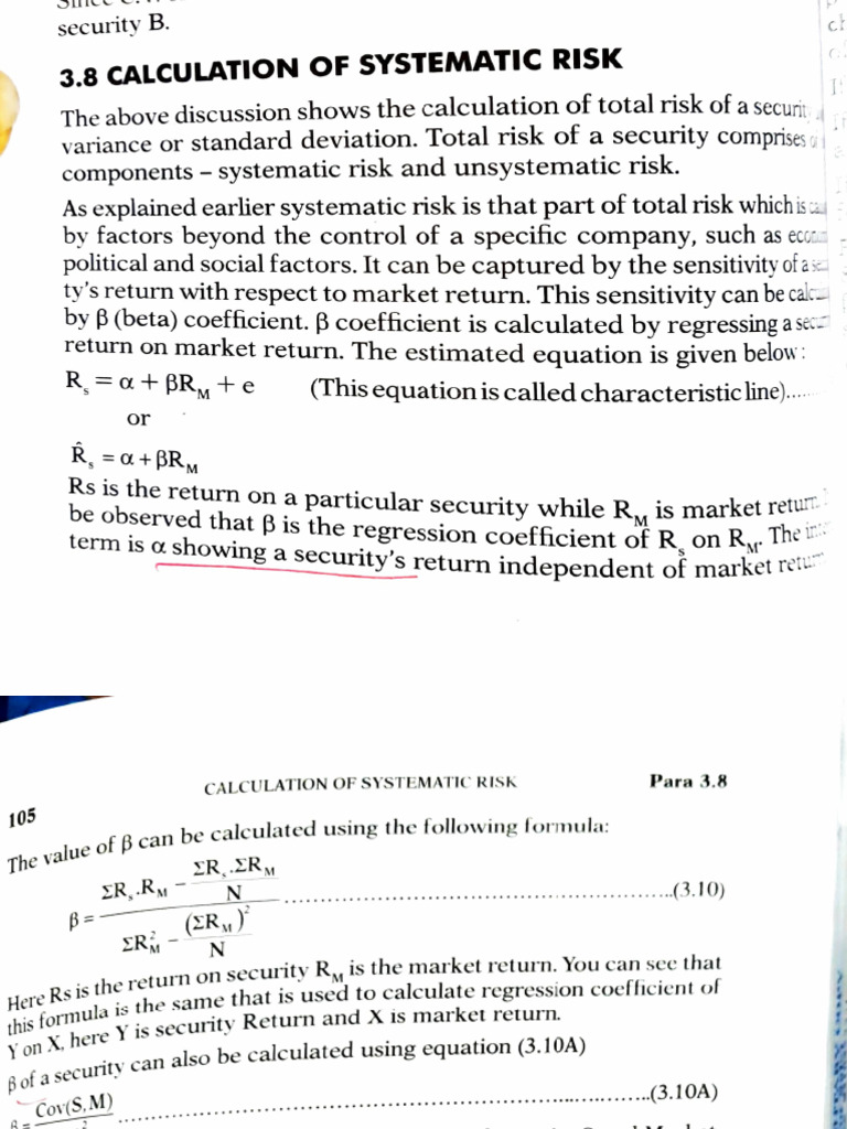 Risk Notes 2 | PDF | Capital Asset Pricing Model | Risk Premium