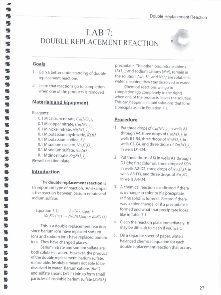 Chem Lab Units 7-10 of The Workbook | PDF | Titration | Chemistry