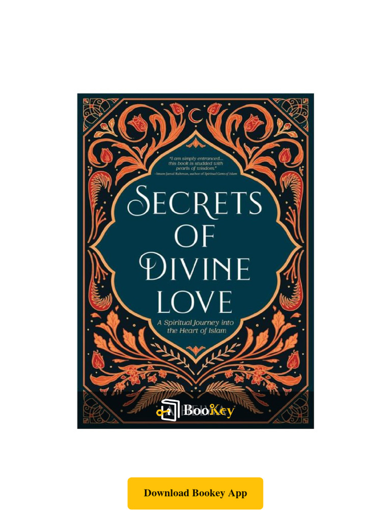 Secrets Of Divine Love Pdf Love God In Islam