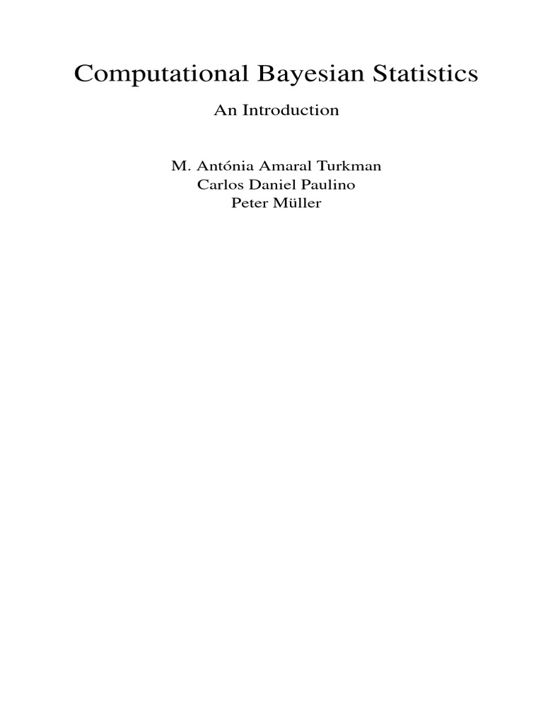 Introduction to Bayesian Statistics | PDF | Statistical Inference ...