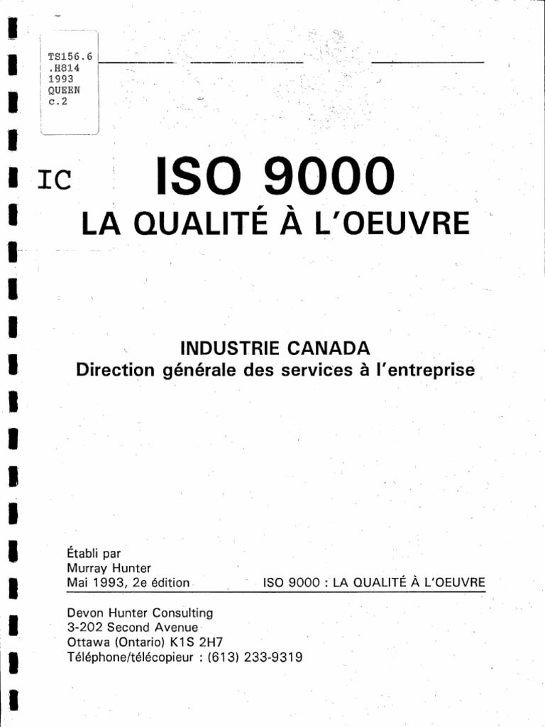 ISO 9000 : Normes et Avantages Qualité | PDF | Management de la qualité ...