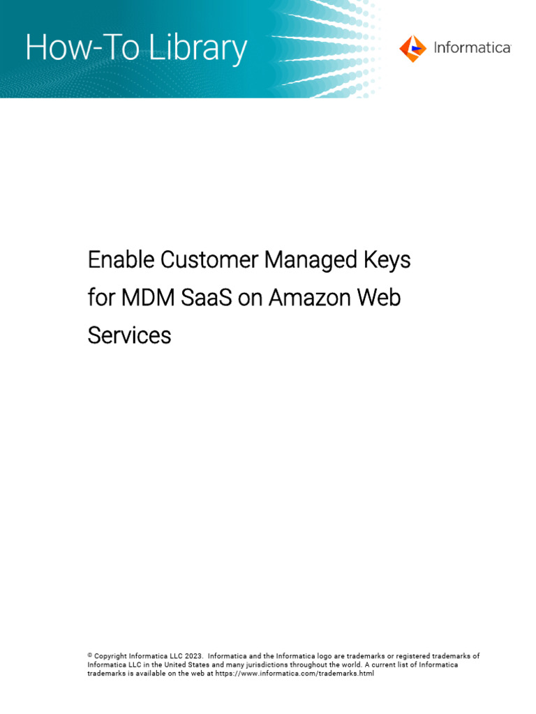 1784 EnableCustomerManagedKeysFor (MDM) SaaSOnAmazonWebServices en H2L ...