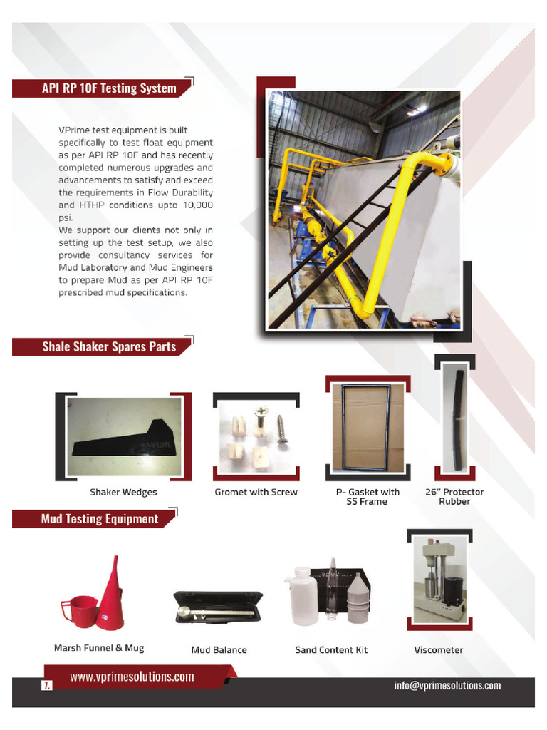 V-PRIME Brochure Shaker Parts | PDF