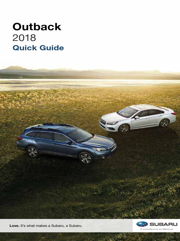 2018 OUTBACK MANUAL visual data 2