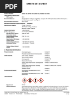 Unleaded Gasoline Safety Data Sheet | PDF | Gasoline | Toxicity