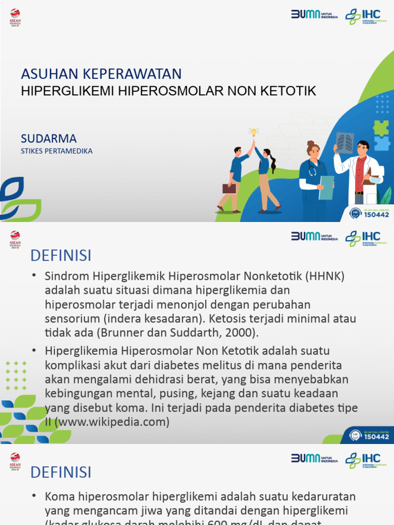 Asuhan Keperawatan HHNK pada Diabetes | PDF