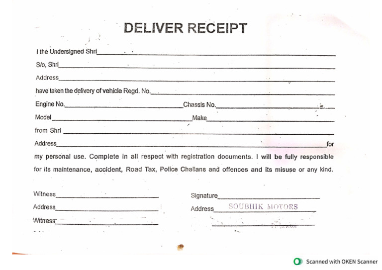 Delivery Note | PDF