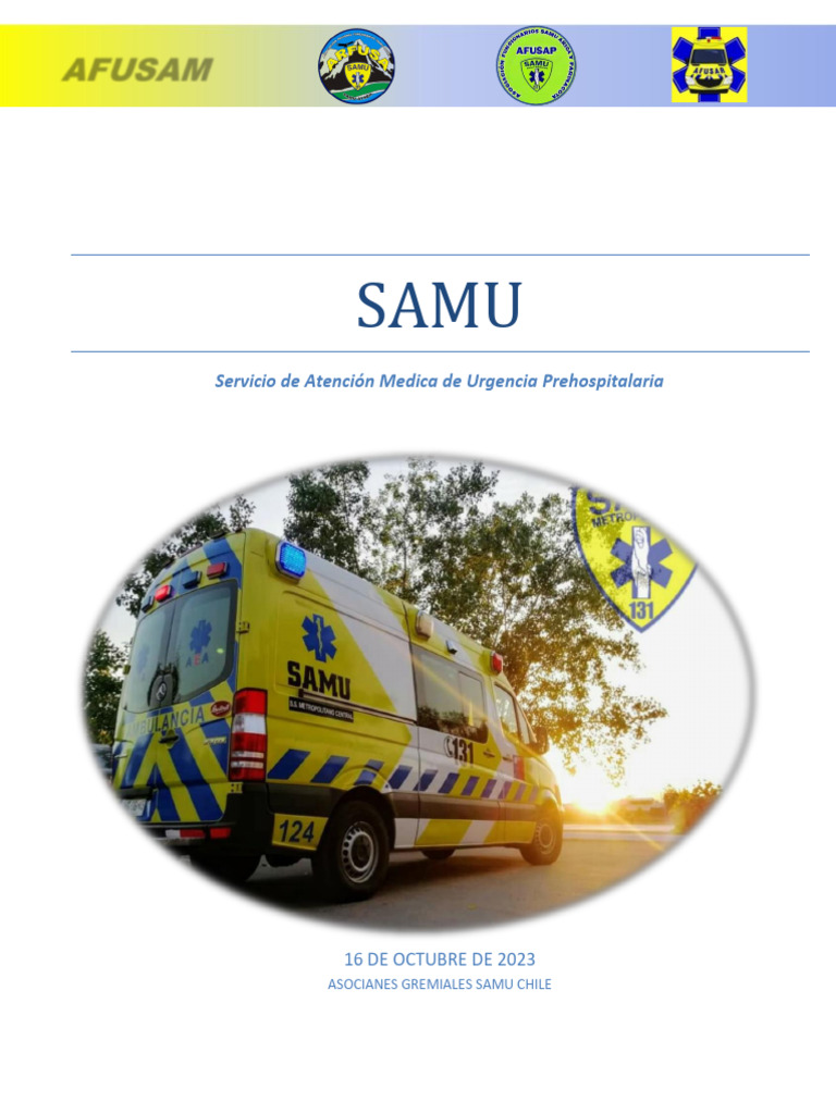 Desafíos del SAMU en Chile | PDF | Ambulancia | Emergencias Médicas