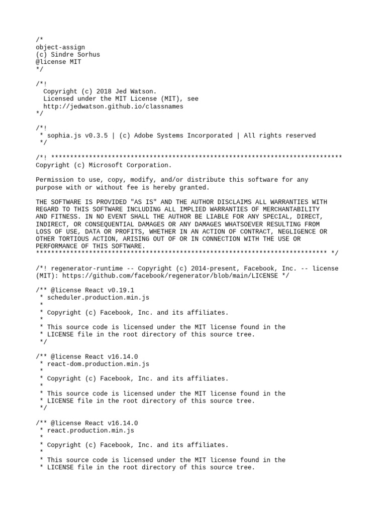 Main Js LICENSE | PDF