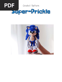 Crochet Super Hedgehog