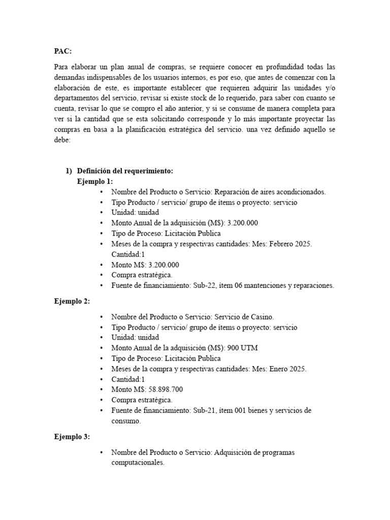 Plan Anual de Compras: Guía Estratégica | PDF | Presupuesto