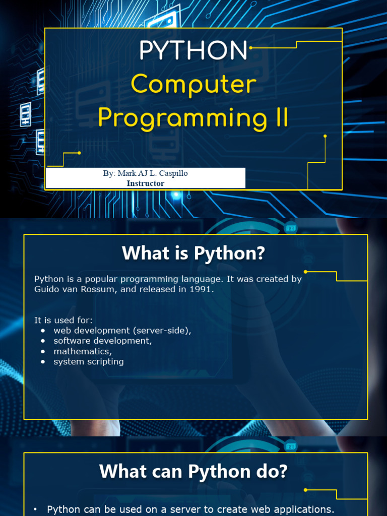 Python Notes | PDF | Division (Mathematics) | Python (Programming Language)