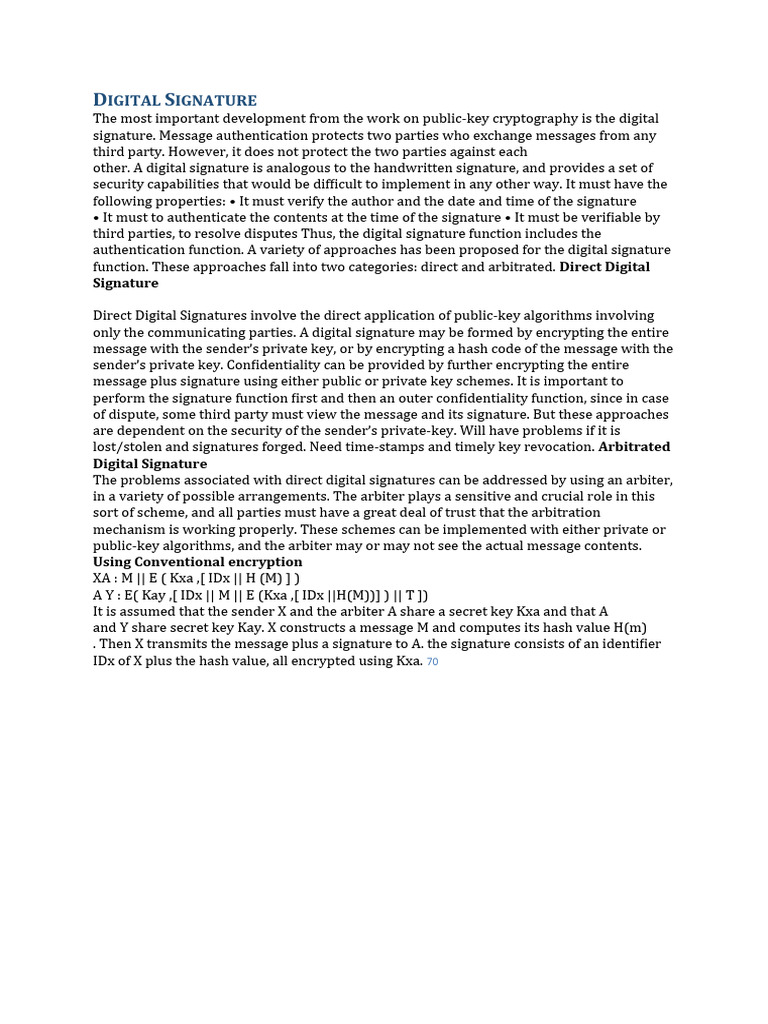 Understanding Digital Signatures Explained | PDF | Public Key ...