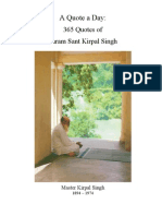 A Quote A Day:: 365 Quotes of Param Sant Kirpal Singh