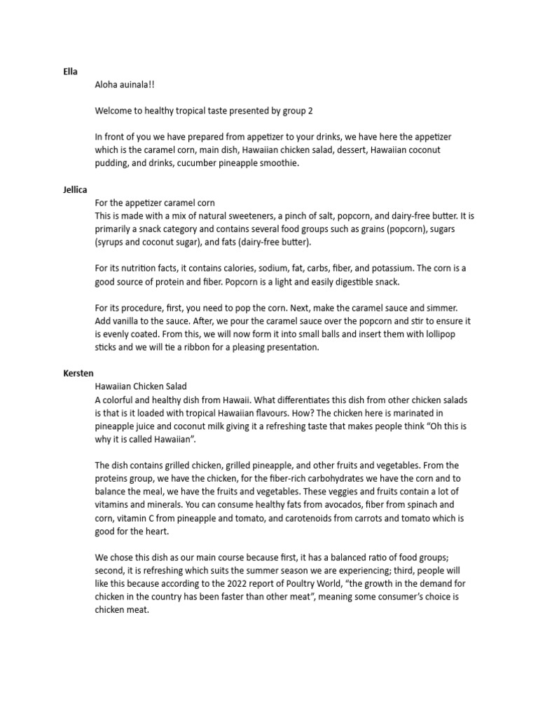 Script Biochem | PDF | Foods | Diet & Nutrition