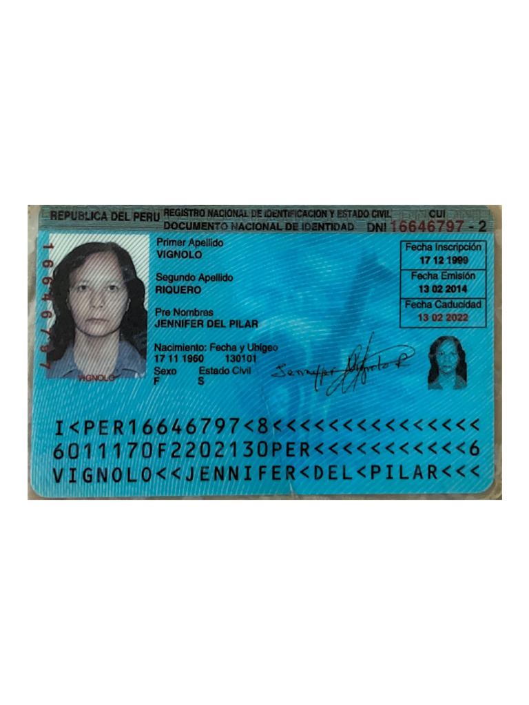 DOCUMENTO DE IDENTIDAD visual data 7