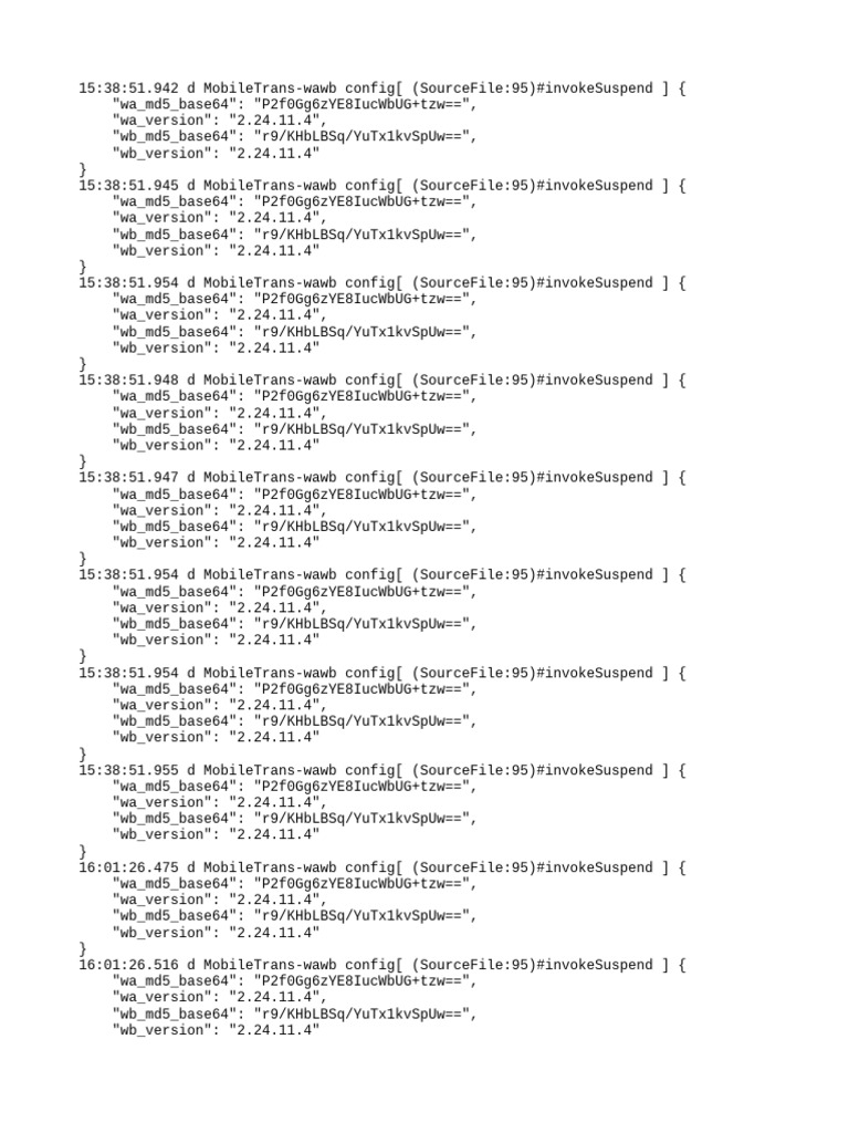 MobileTrans WA/WB Config Details | PDF | Computers | Technology ...