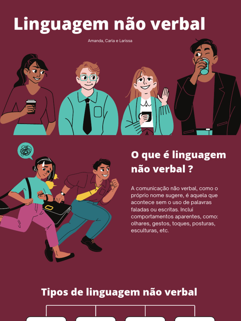 Tipos de Linguagem Não Verbal | PDF