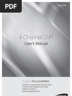 4 Channel DVR: User's Manual