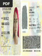 Plantilla de Cedula Colombiana | PDF