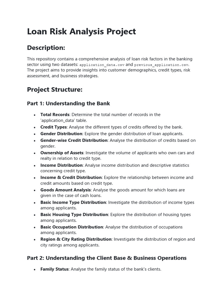 Credit Risk Analysis | PDF | Loans | Credit