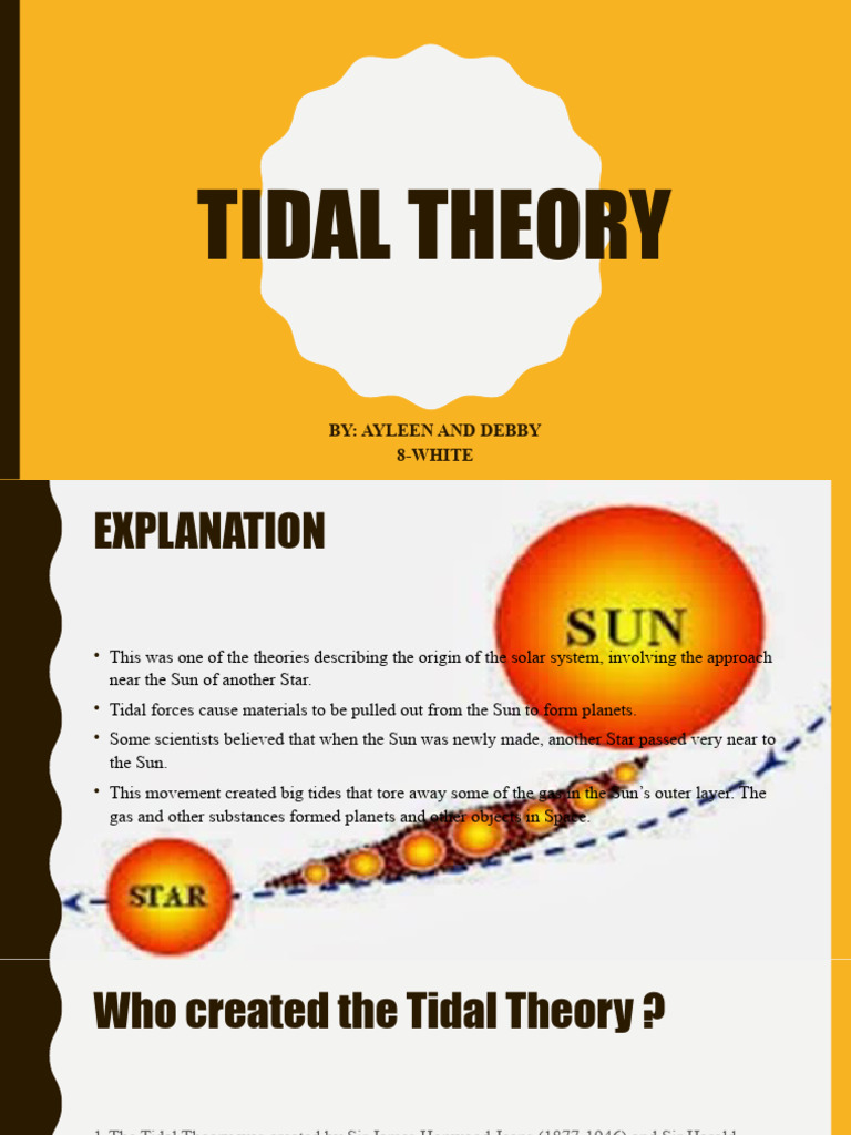 Tidal Theory | PDF