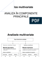 Analize Multivariate: Analiza În Componente Principale