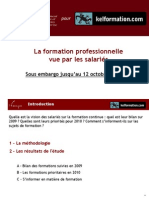 La Formation Professionnelle Vue Par Les Salariés