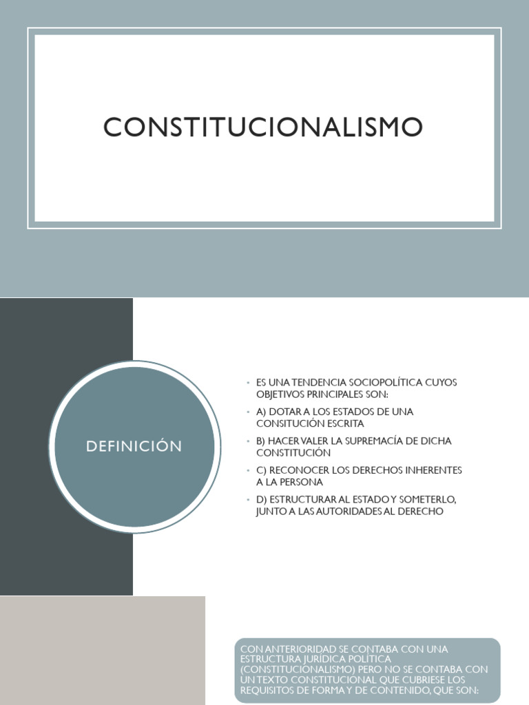 2da +clase+constitucionalismo+modulo+2+ | PDF | Constitución | Democracia