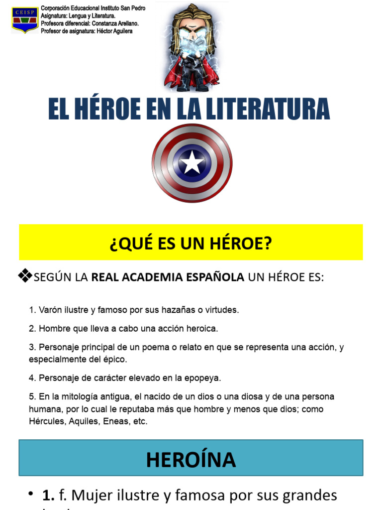 El Heroe en La Literatura | PDF | Héroe | Mitología griega