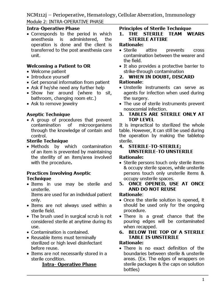 2 mod pdf anesthesia sterilization microbiology 
