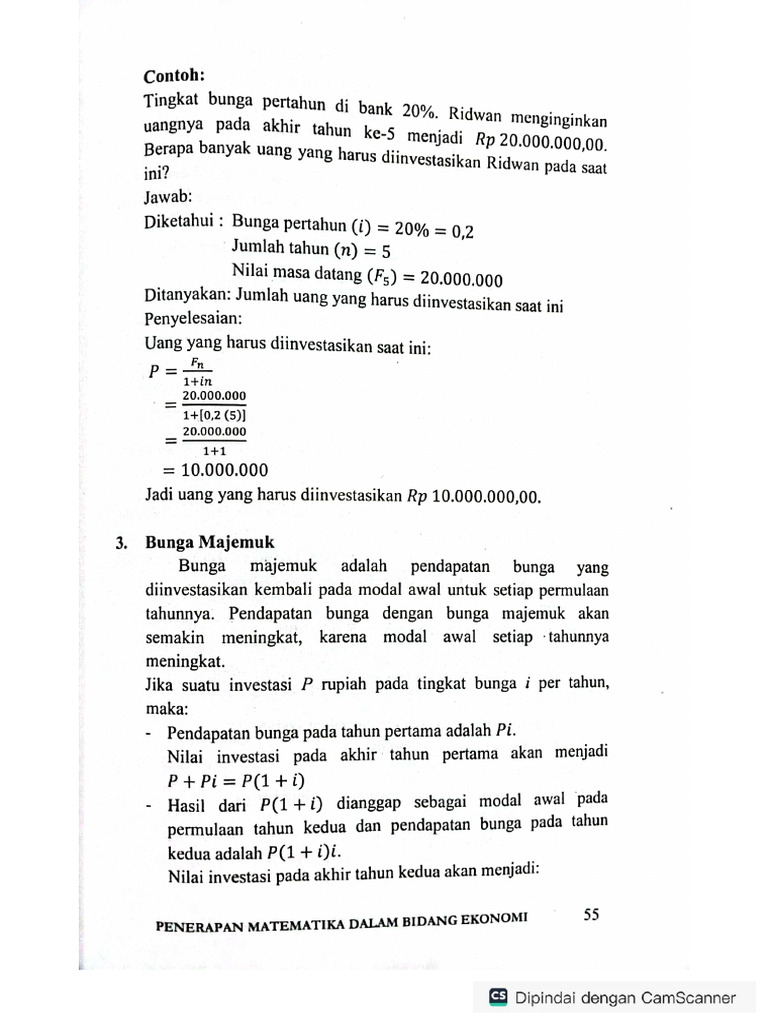 Materi Bunga Majemuk Dan Anuitas Pdf