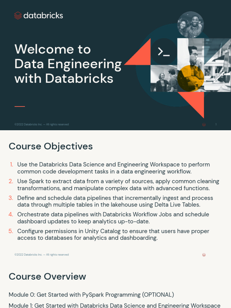 Data Engineering With Databricks | PDF | Apache Spark | Sql