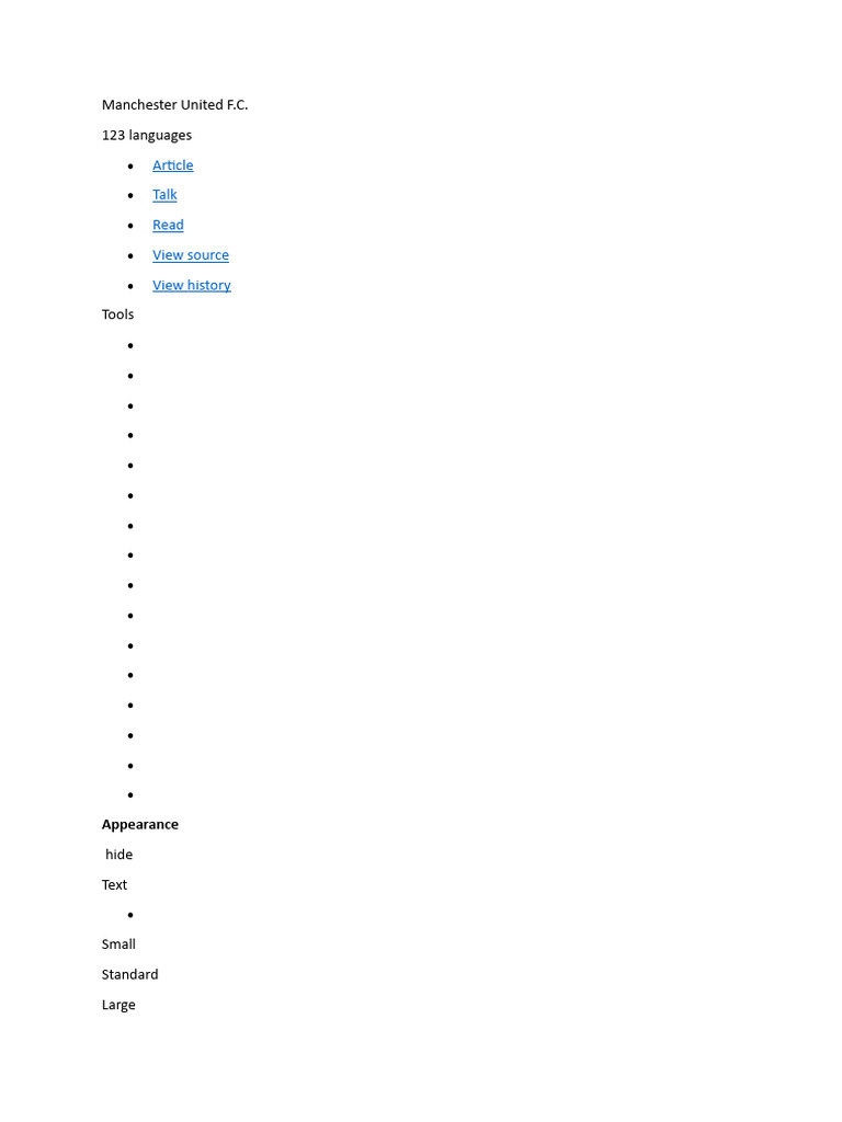 Manchester United 2024 PDF Manchester United F.C. Association